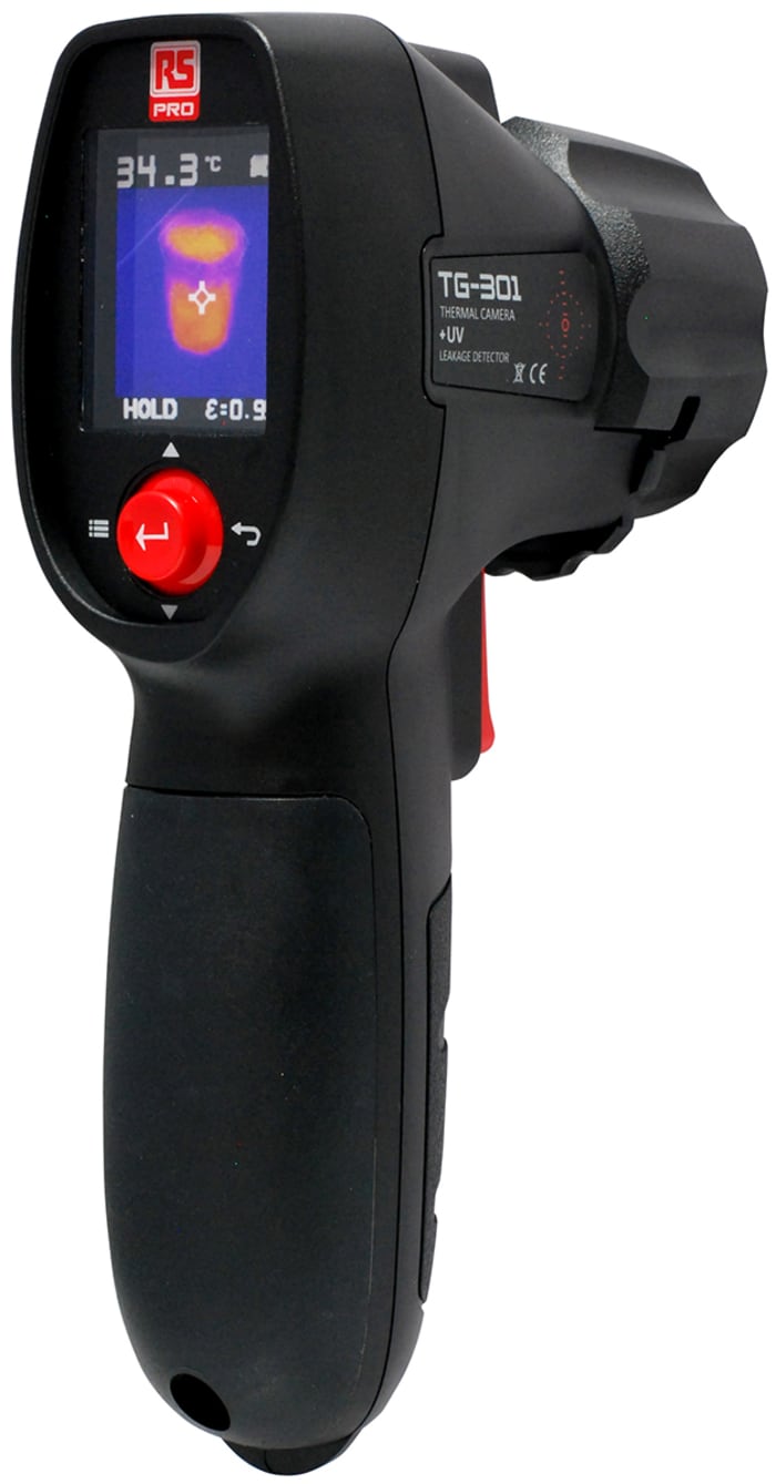 RS PRO Infrared Thermometer, +650°C Max, °C and °F Measurements With RS Calibration