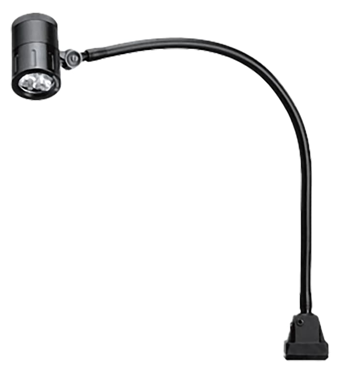 Waldmann, LED Makine/Tezgah Aydınlatma Lambası, 10 W, Esnek, 600 Kol Uzunluğu, 100 → 240 V