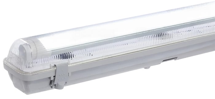 Luminaria de Techos RS PRO, Listón, 230 V, 22 W, LED, 1,524 m x 85 mm, IP65, 5000K, luz diurna