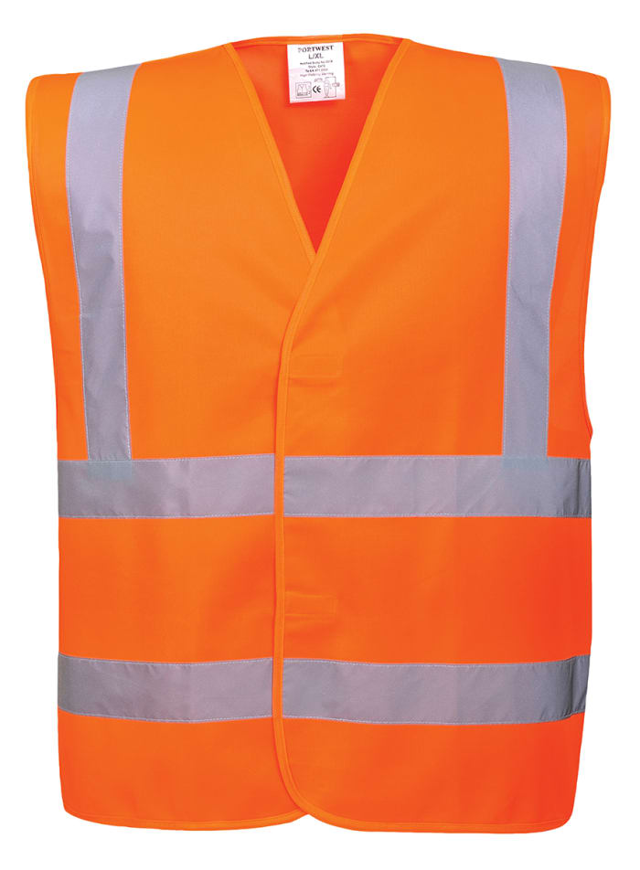 RS PRO Orange Hi Vis Vest, M