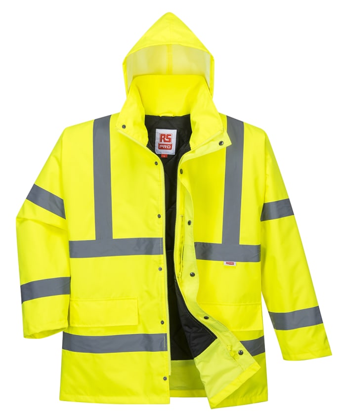 Portwest Yellow Men Hi Vis Bomber Jacket, M