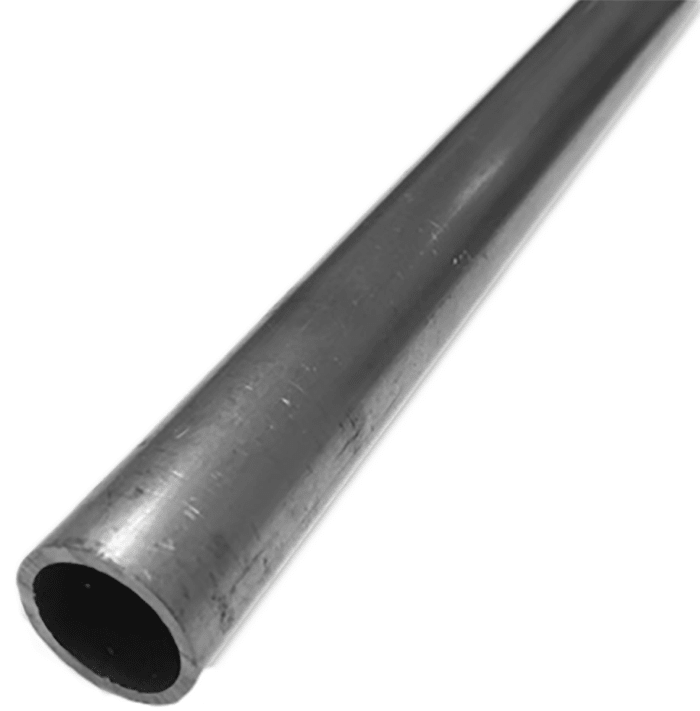 RS PRO Round Aluminium Metal Tube, 10mm OD, 1m L, 10mm H, 1mm