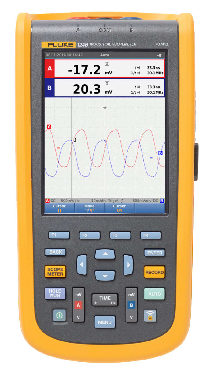 Oscilloscope Portable Fluke série 120B, 40MHz
