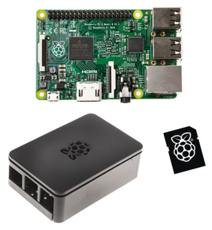 Raspberry Pi Pi2+Noobs+Case Оценочная плата
