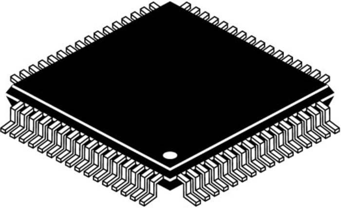 STMicroelectronics, 32bit ARM Cortex M3, STM32F1 Microcontroller, 72MHz, 512 kB Flash, 64-Pin LQFP