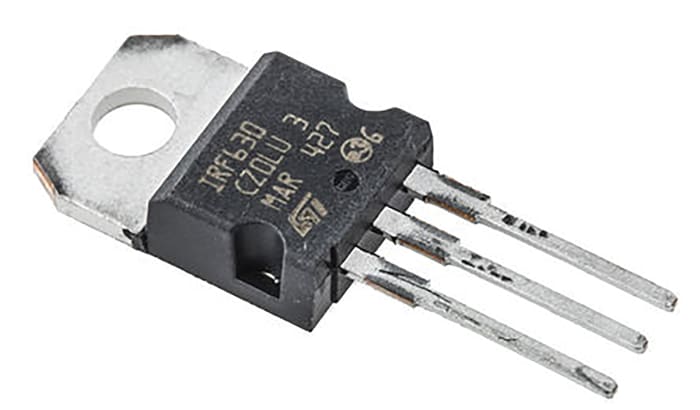 STMicroelectronics STripFET N-Channel MOSFET, 9 A, 200 V, 3-Pin TO-220 IRF630