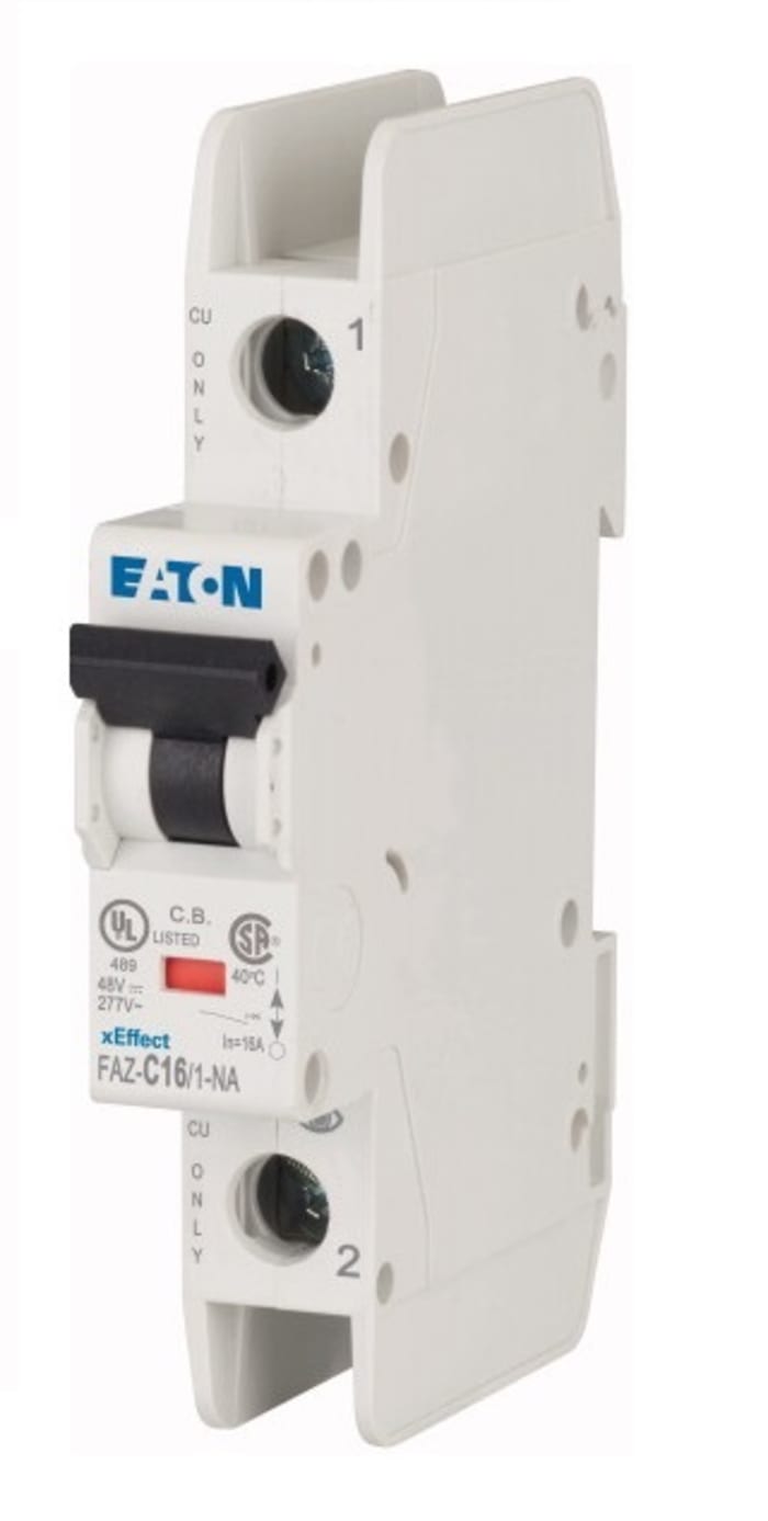 102090 FAZ-C16/1-NA Eaton | Eaton xEffect FAZ Miniature Circuit Breaker ...