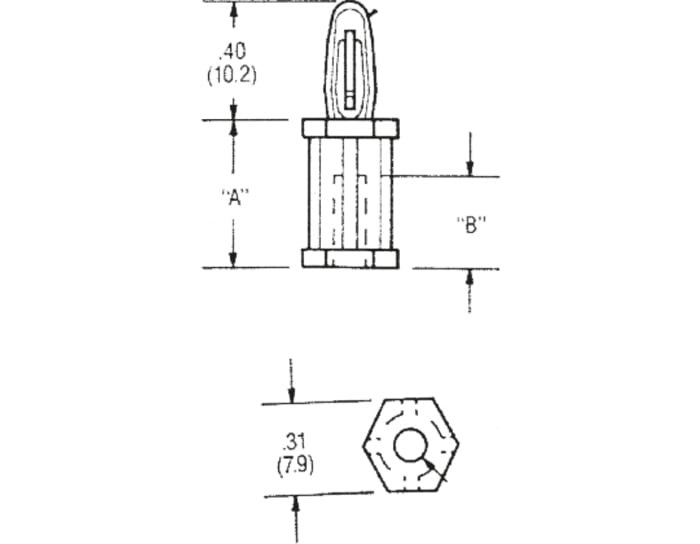 TCBS-4-01, 6,4mm Naylon Standart PCB Destek Sütunu, 4mm PCB Delik İçin, 4mm Şase Deliği İçin, M3.5 Vidalı
