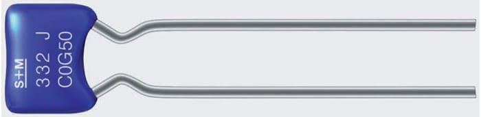 Epcos 68nF MLCC, 50V dc V, ±10% , Through Hole