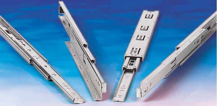 Accuride Telescopic Rail, 381mm Depth, 67kg Max Load