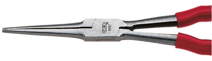 Long reach needle nose plier,51.6mm jaw