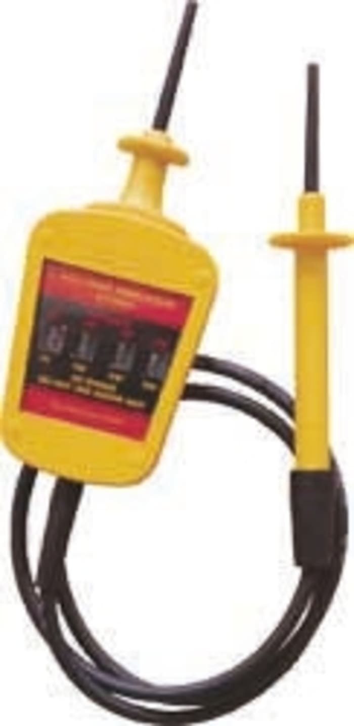 Martindale RSVI13700/G, LED Voltage Indicator, 600V ac/dc, Mains Powered, CAT III 1000 V, CAT IV 600 V