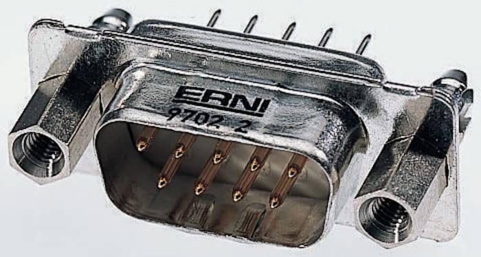Provertha TMC 9 Way Through Hole D-sub Connector Socket, 30.8mm Pitch