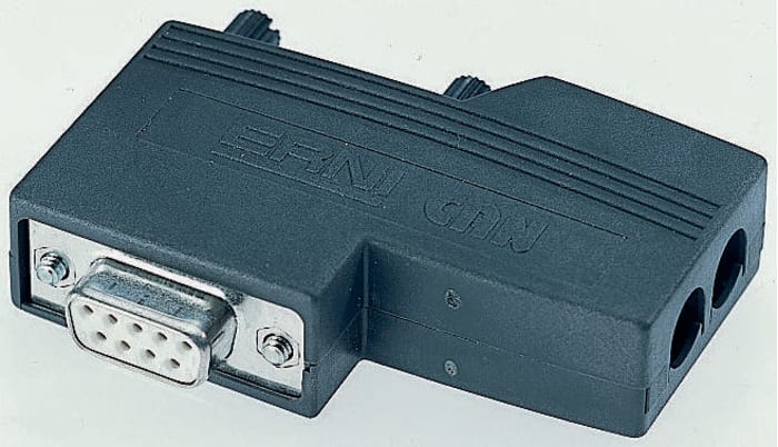 ERNI 9 Way Right Angle D-sub Connector Socket