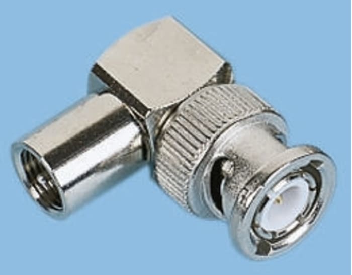 Telegartner Right Angle RF Adapter BNC Plug to FME Plug