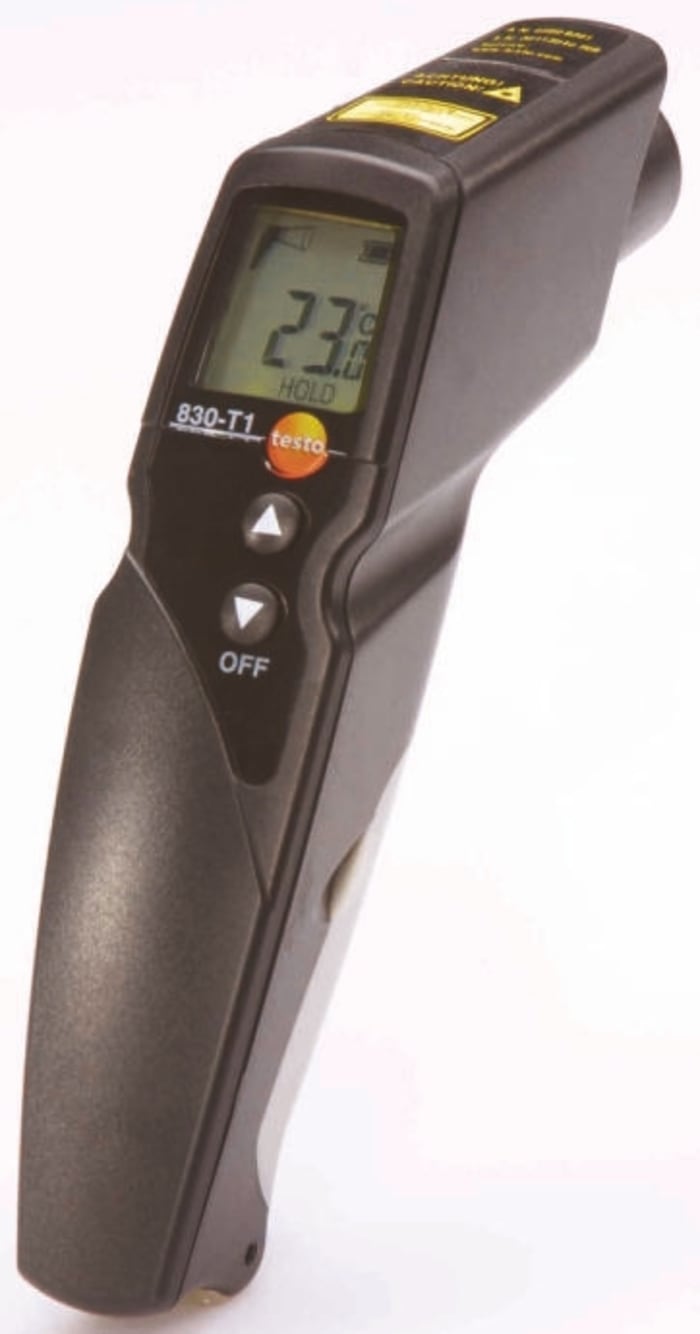 Testo Testo 830 IR Thermometer, -30°C Min, +400°C Max, °C Measurements