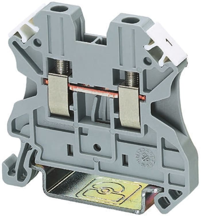 Screw terminal block separating plate