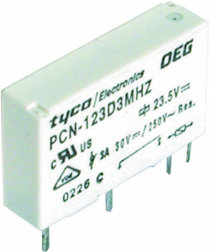 TE Connectivity PCB Mount Non-Latching Relay, 5V dc Coil, 3A Switching Current, SPST