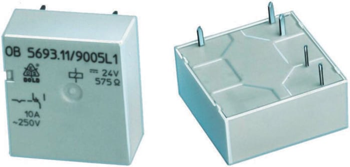 Dold PCB Mount Non-Latching Relay, 6V dc Coil, 50A Switching Current, SPDT