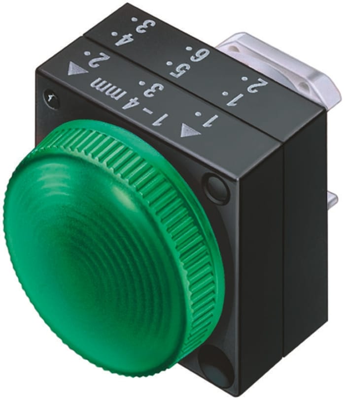 Siemens White Pilot Light Head, 22mm Cutout 3SB3 Series