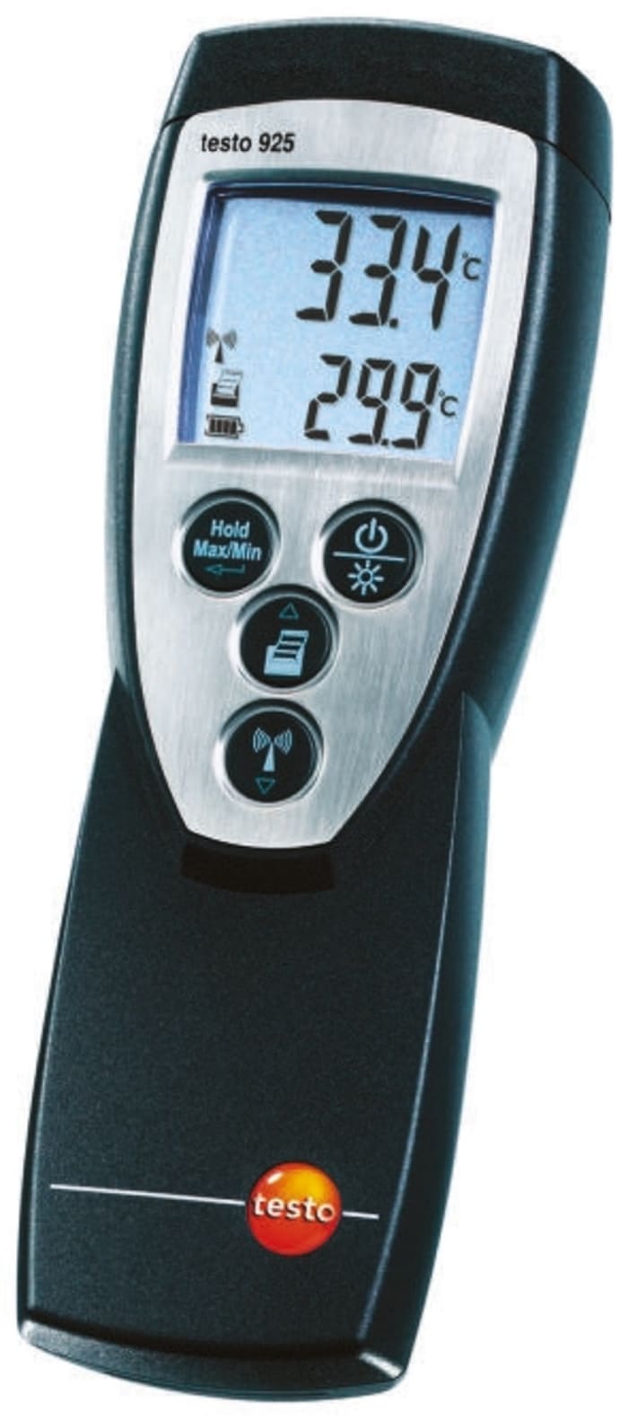 Testo 925 Wireless Digital Thermometer, K Probe, 1 Input(s), +1000°C Max, ±0.5 °C Accuracy - With SYS Calibration