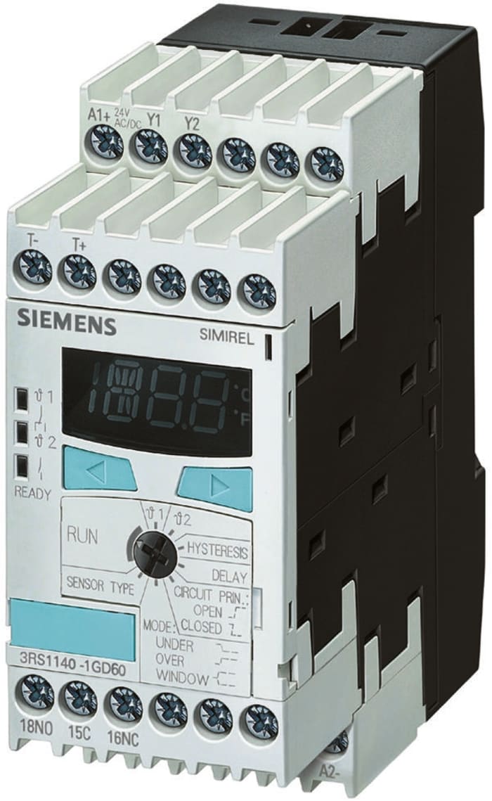 Siemens Temperature Monitoring Relay, SPST