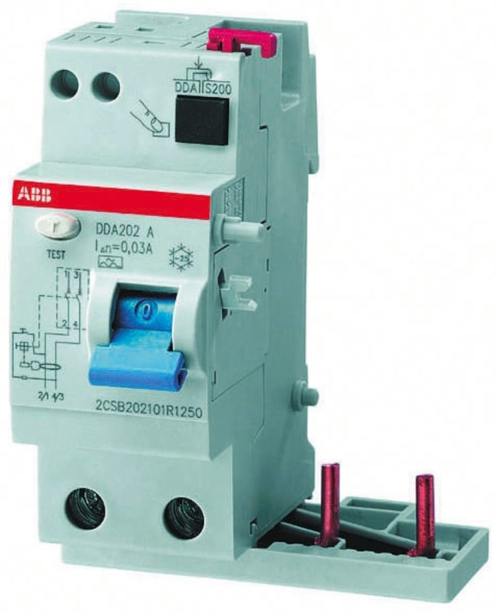 ABB DDA 200 A RCD, 63A, 3+N Pole, 300mA, Type A