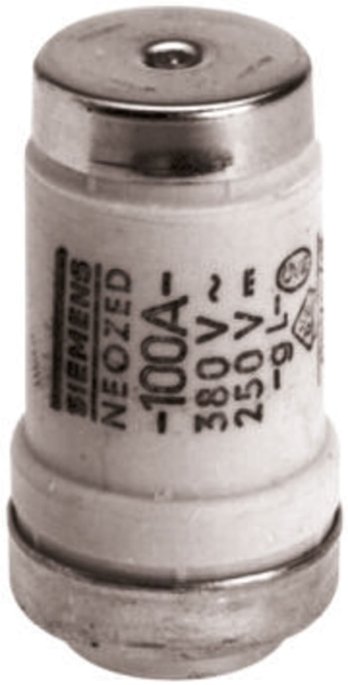 5SE2300 Siemens Siemens 100A D03 Neozed Fuse, gG, 400V ac 6221152