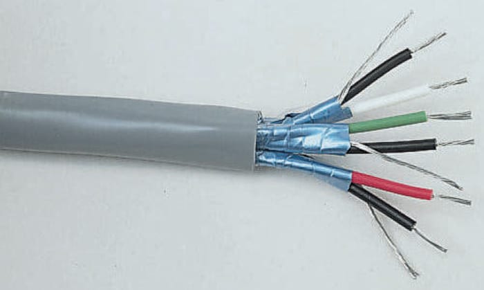 Alpha Wire Multipair Data Cable, 3 Pairs, 0.23 mm², 24 AWG, 30m, Grey Sheath