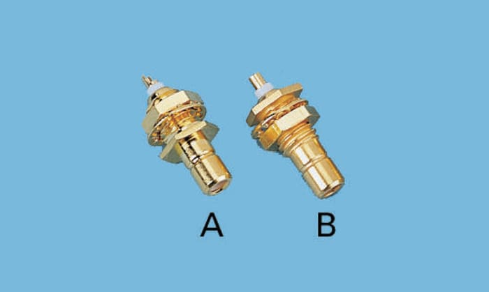 Telegartner, Jack Panel Mount SMB Connector, 50Ω, Straight Body