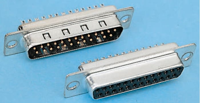 Harting Panel Mount, 9 Pin Solder D-sub Connector Socket