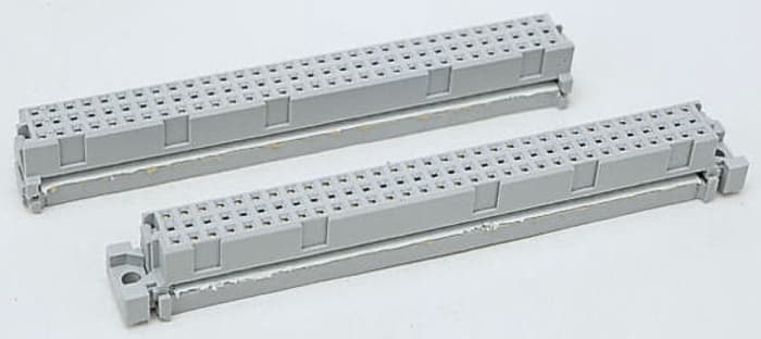 3M 62C Serisi DIN 41612 Konnektör, Soket 64 Pinli, 2 Satır, Pinler Arası Uzaklık: 2,54mm, Dik Açılı