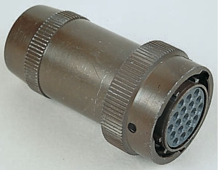Souriau Sunbank by Eaton, 851, Copper Alloy 6 Way Cable Mount MIL Spec Circular Connector Plug, Socket Contacts,Shell