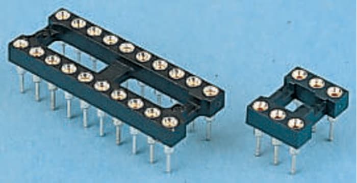 6 way precision DIP socket,0.3in pitch