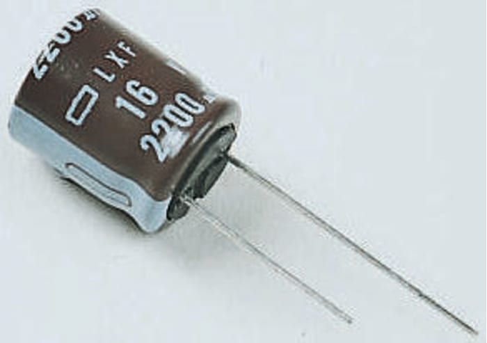 LXF radial Al elec cap,47uF 63V 105deg