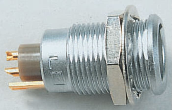 LEMO Circular Connector, 7 Contacts, Panel Mount, Socket, Female, IP50, 1B Series