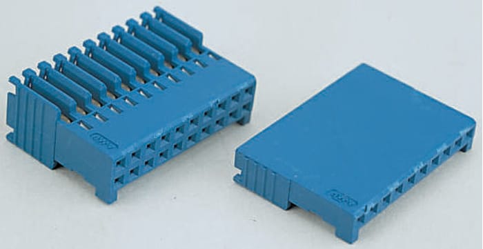 Boîtier connecteur Femelle, 3 contacts 1 rang , pas 2.54mm, Droit, Montage sur câble, série AMPMODU