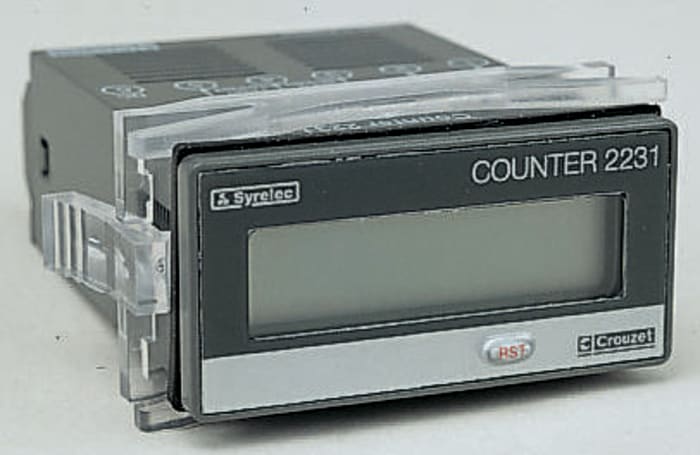 Contador Crouzet con display LCD de 8 dígitos