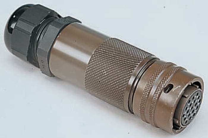 Amphenol Socapex, 451 19 Way Cable Mount MIL Spec Circular Connector Receptacle, Socket Contacts,Shell Size 14, Bayonet