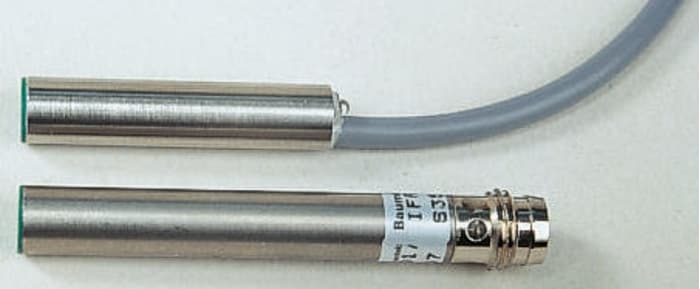 Baumer Barrel-Style Proximity Sensor, 3 mm Detection, PNP Output, 12 → 30 V dc, IP67