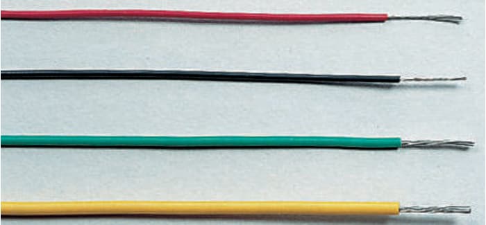 Nexans KY30 Series White 1.34 mm² Equipment Wire, 19/0.3 mm, 100m, PVC Insulation, 10038084
