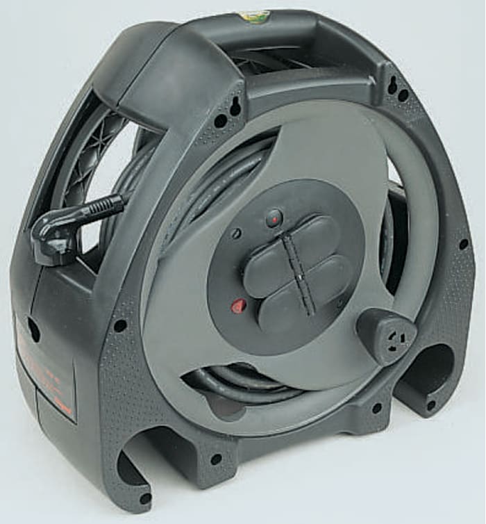 Legrand 25 m 4 Socket Type E Cable Reel Cable Reel, 230 V, IP44