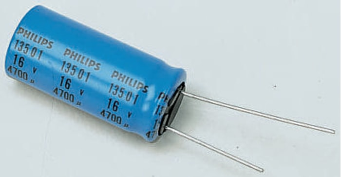 Condensateur Vishay série 150 RMI, Aluminium électrolytique 220μF, 35V c.c.