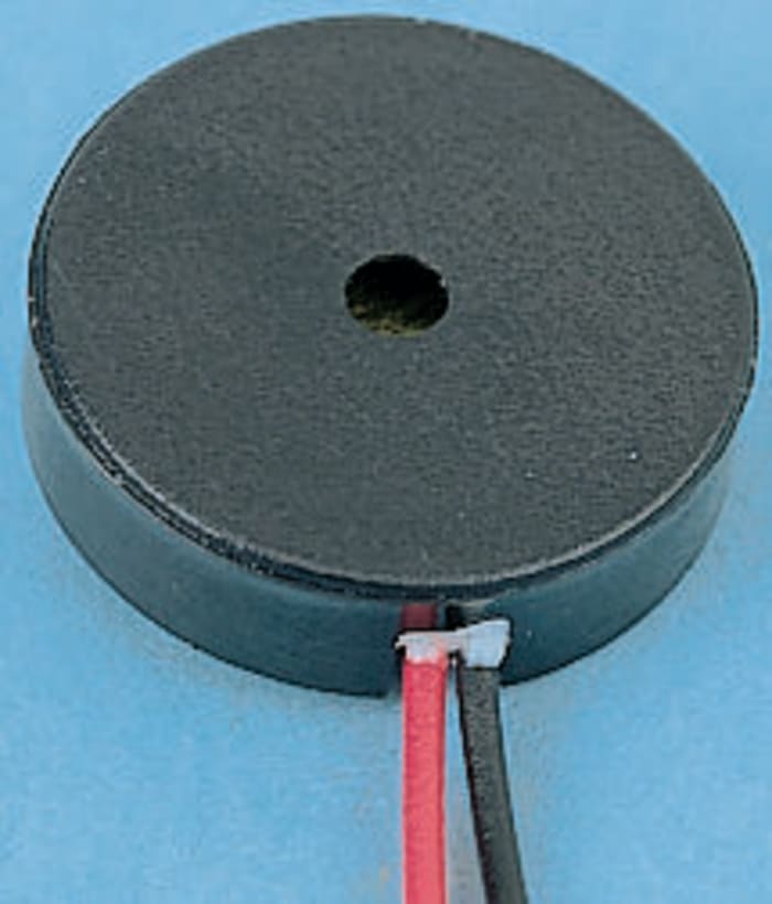 97dB Panel Mount Square Wave External Piezo Buzzer, 44.5 x 30 x 5.1mm, 30V ac Max