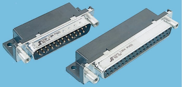 Conector D-sub RS PRO, paso 2.76mm, Ángulo de 90° , Montaje en orificio pasante, Hembra, Terminación Soldador C, 300 V,