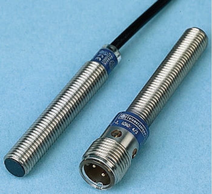 Telemecanique Barrel-Style Proximity Sensor, M8 x 1, 1.5 mm Detection, PNP Output, 12 → 24 V dc, IP65, IP67
