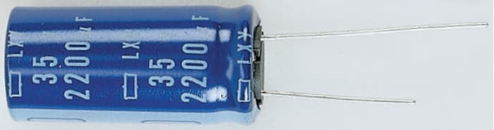 Nippon Chemi-Con 10μF Electrolytic Aluminium Electrolytic Capacitor 63V dc, Through Hole - ELXY630ELL100MEB5D