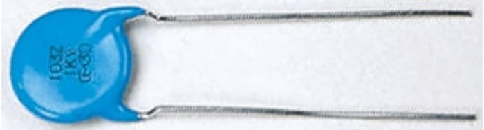 Murata Single Layer Ceramic Capacitor SLCC 1nF 1kV dc ±10% R Dielectric, DEH, Through Hole +125°C Max Op. Temp.