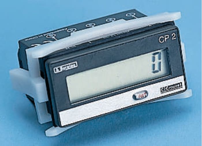 Crouzet Hours Run Meter, 6 digits, LCD, Screw Connection