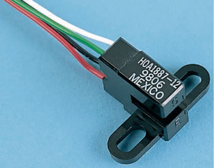 Commutateur optique à fourche, Honeywell, HOA 1887 012, Sortie Phototransistor, Vissé